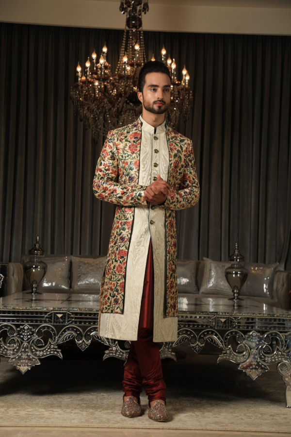 NIZAM'S TREASURE SHERWANI - Image 4