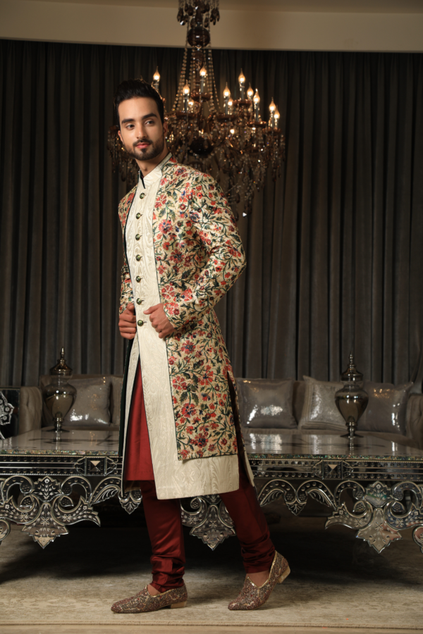 NIZAM'S TREASURE SHERWANI - Image 2